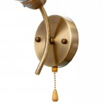 Бра 673130/1 E27 40Вт бронза 18х12х25 см