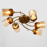 Люстра 673131/6 E27 40Вт бронза 63х45х17 см