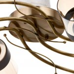 Люстра 673131/6 E27 40Вт бронза 63х45х17 см