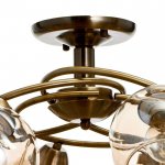 Люстра 673133/6 E27 40Вт бронза 52х52х24 см