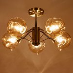 Люстра 673135/5 E27 40Вт бронза 56,5х56,5х27,5 см