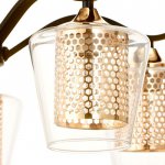 Люстра 673139/5 E27 40Вт черный-золото 59х59х30,5 см