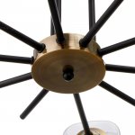 Люстра 673140/5 E27 40Вт черный-бронза 69х69х24 см