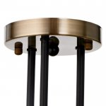 Люстра 673140/5 E27 40Вт черный-бронза 69х69х24 см