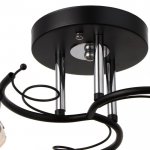 Люстра 673141/3 E27 40Вт черный-хром 56х56х28 см