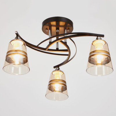 Люстра 673143/3 E27 40Вт черный-хром 53х53х29 см Люстра 673143/3 E27 40Вт черный-хром 53х53х29 см