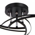 Люстра 673143/3 E27 40Вт черный-хром 53х53х29 см