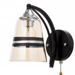 Бра 673145/1 E27 40Вт черный-хром 21,5х14х18,5 см