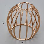 Люстра 673148/5 E27 40Вт черный-золото 54х54х23,5 см