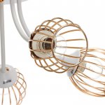 Люстра 673149/5 E27 40Вт белый-золото 54х54х23,5 см