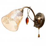 Бра 673153/1 E27 40Вт бронза 28х14х18,5 см