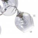 Люстра 673154/5 E27 40Вт хром 67х67х39 см