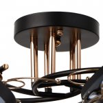 Люстра 673156/5 E27 40Вт черный-золото 57х57х28 см