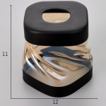 Люстра 673156/5 E27 40Вт черный-золото 57х57х28 см