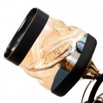 Бра 673157/1 E27 40Вт черный-золото 18х14х27 см