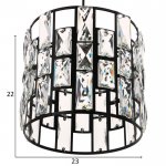 Светильник 669905/1 E27 40Вт черный 24х24х123 см