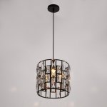 Светильник 669905/1 E27 40Вт черный 24х24х123 см