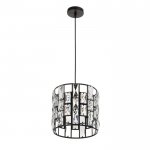 Светильник 669905/1 E27 40Вт черный 24х24х123 см