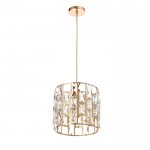 Светильник 669906/1 E27 40Вт золото 24х24х123 см