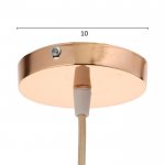 Светильник 669906/1 E27 40Вт золото 24х24х123 см