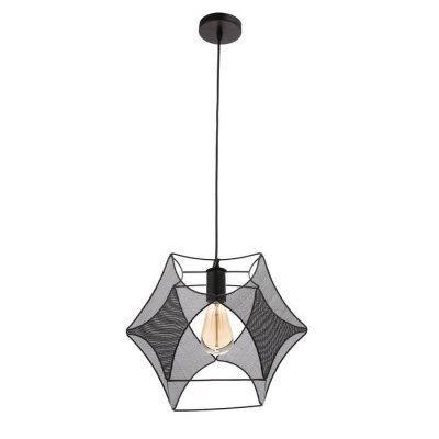 Светильник 669908/1 E27 40Вт черный 28х25х25-125 см Светильник 669908/1 E27 40Вт черный 28х25х25-125 см