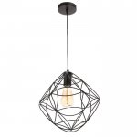 Светильник 669914/1 E27 40Вт черный 21х21х121 см