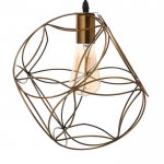 Светильник 669915/1 E27 40Вт золото 21х21х121 см