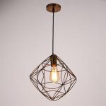 Светильник 669915/1 E27 40Вт золото 21х21х121 см