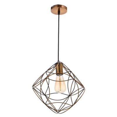 Светильник 669915/1 E27 40Вт золото 21х21х121 см