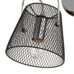 Бра 662401/1 40Вт E14 черный-хром 24х15х22 см