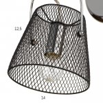 Бра 662401/1 40Вт E14 черный-хром 24х15х22 см