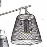 Люстра 662402/3 40Вт E14 черный-хром 63х63х30 см