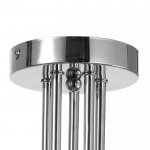 Люстра 662403/5 40Вт E14 черный-хром 63х63х30 см