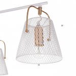 Люстра 662405/3 40Вт E14 белый-золото 63х63х30 см