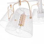 Люстра 662406/5 40Вт E14 белый-золото 63х63х30 см