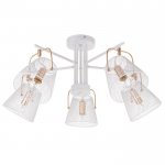 Люстра 662406/5 40Вт E14 белый-золото 63х63х30 см