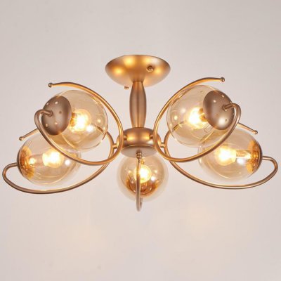 Люстра 662408/5 40Вт E14 золото 68х68х27 см Люстра 662408/5 40Вт E14 золото 68х68х27 см