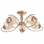 Люстра 662408/5 40Вт E14 золото 68х68х27 см