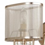 Бра 662409/1 40Вт E14 золото 21х18х18 см