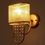 Бра 662409/1 40Вт E14 золото 21х18х18 см