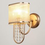 Бра 662409/1 40Вт E14 золото 21х18х18 см