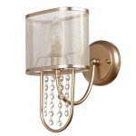 Бра 662409/1 40Вт E14 золото 21х18х18 см