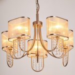 Люстра 662410/5 40Вт E14 золото 60х60х73 см