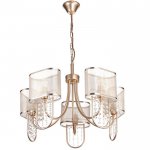 Люстра 662410/5 40Вт E14 золото 60х60х73 см