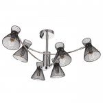 Люстра 662414/6 40Вт E14 черный 68х68х35 см