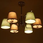 Люстра 662420/6 40Вт E14 хром 67х67х48 см.