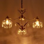 Люстра 662423/3 E14 40Вт бронза 63х63х75 см