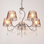 Люстра 662427/5 E14 40Вт хром 62х62х79 см