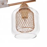 Люстра 662429/4 E14 40Вт белый-золото 72х16х20 см