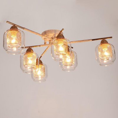 Люстра 662430/6 E14 40Вт белый-золото 72х72х20 см Люстра 662430/6 E14 40Вт белый-золото 72х72х20 см